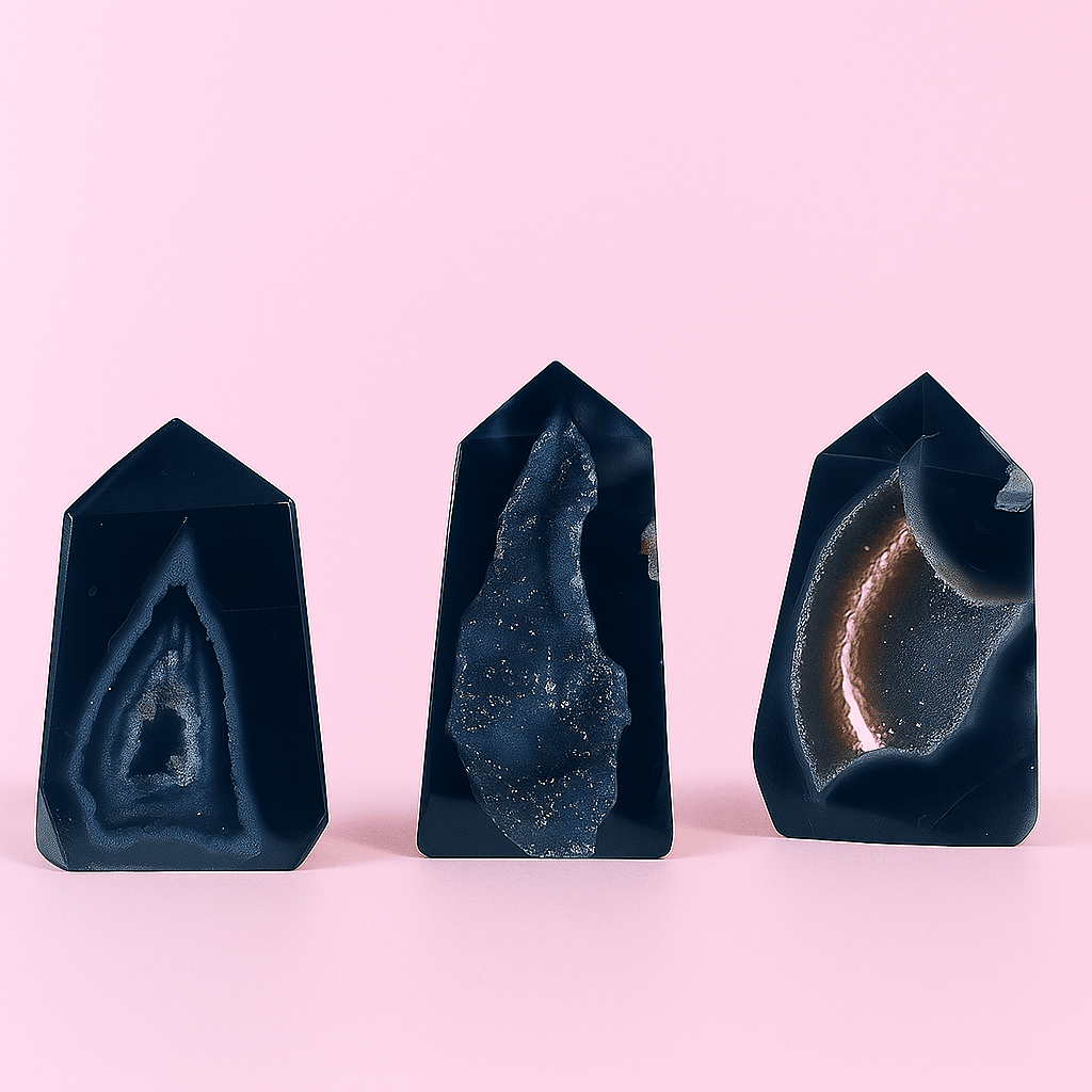 Black Onyx Crystal - Forgetmenot