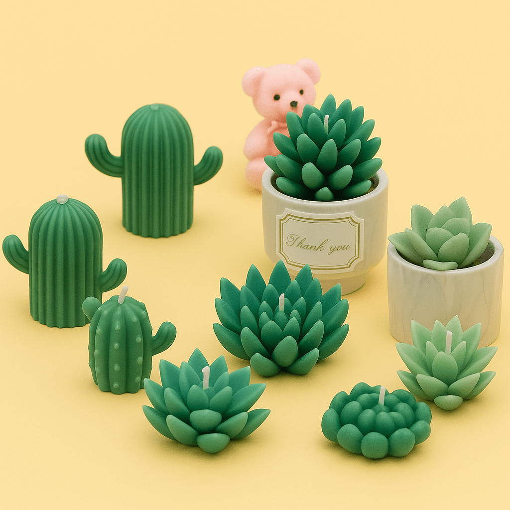 Cactus & Succulent Mould Set - Forgetmenot