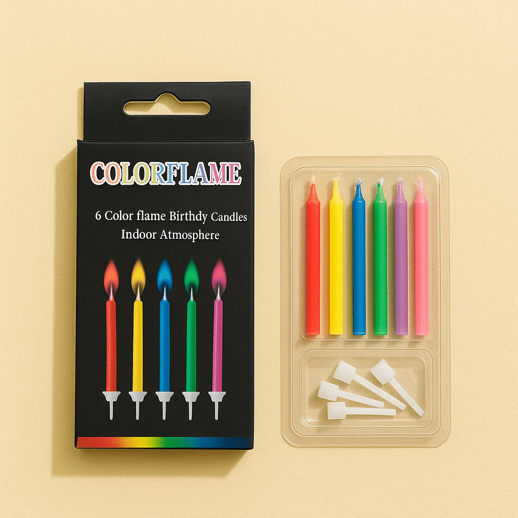 Colour Changing Birthday Candles - Forgetmenot