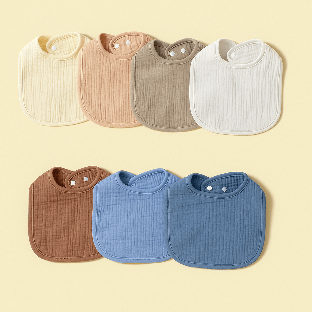 Cotton Bibs - Forgetmenot