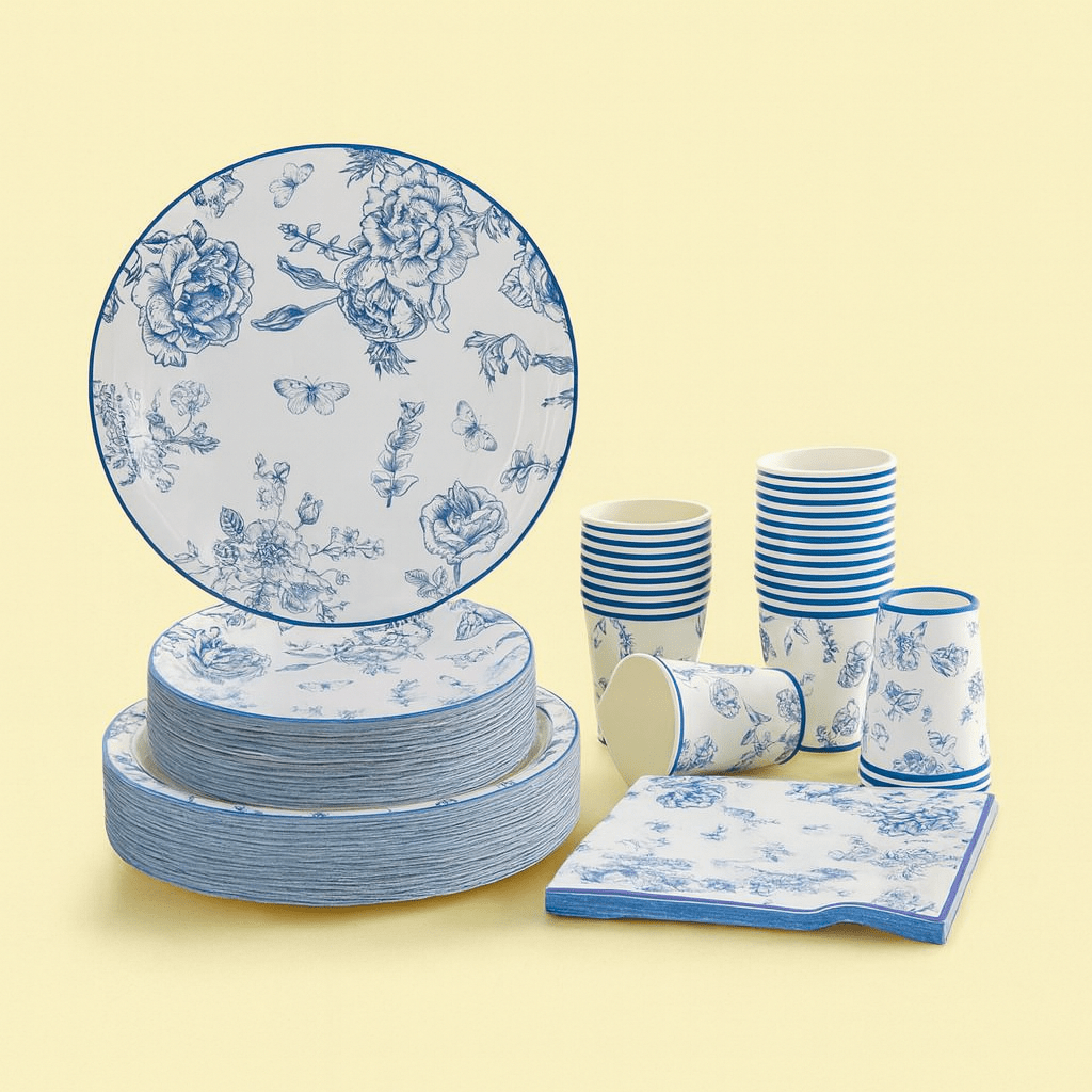 Delicate Floral Tableware Set - Forgetmenot