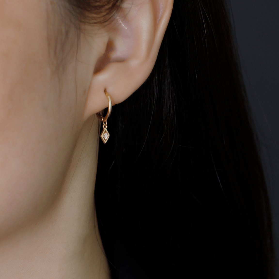 Diamond Drop Earrings - Forgetmenot