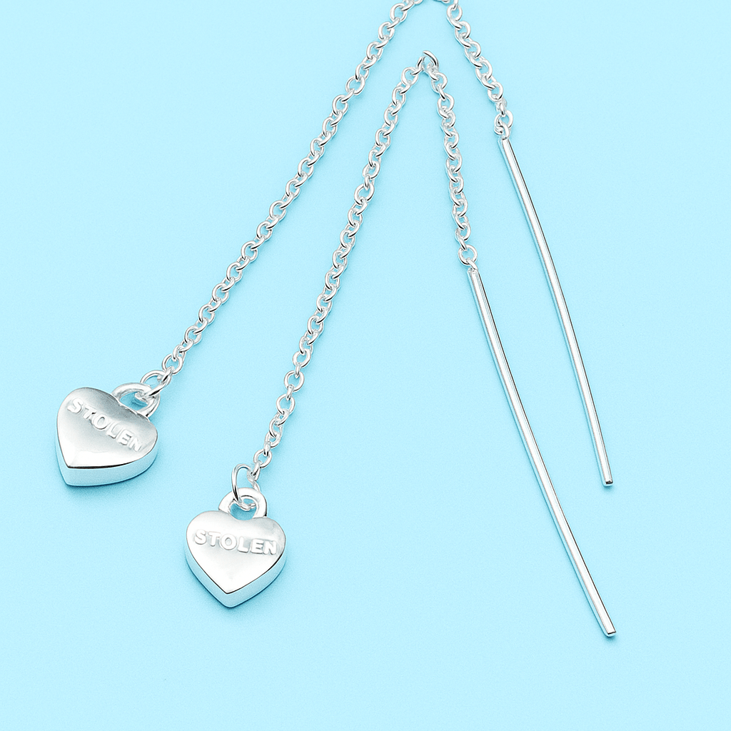 FALLING STOLEN HEART EARRING - Forgetmenot