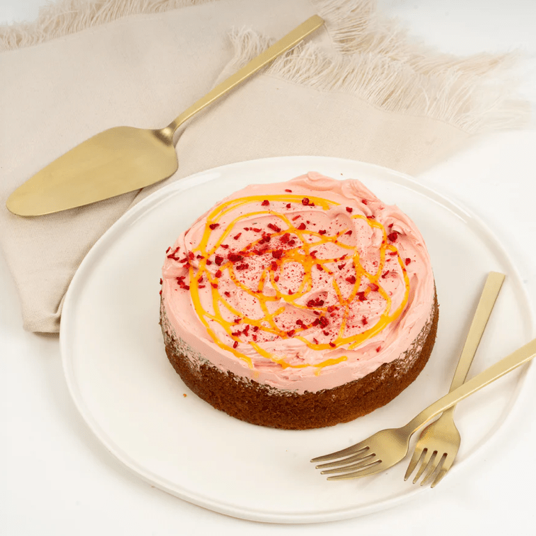 Lemon and Raspberry Cake - Forgetmenot