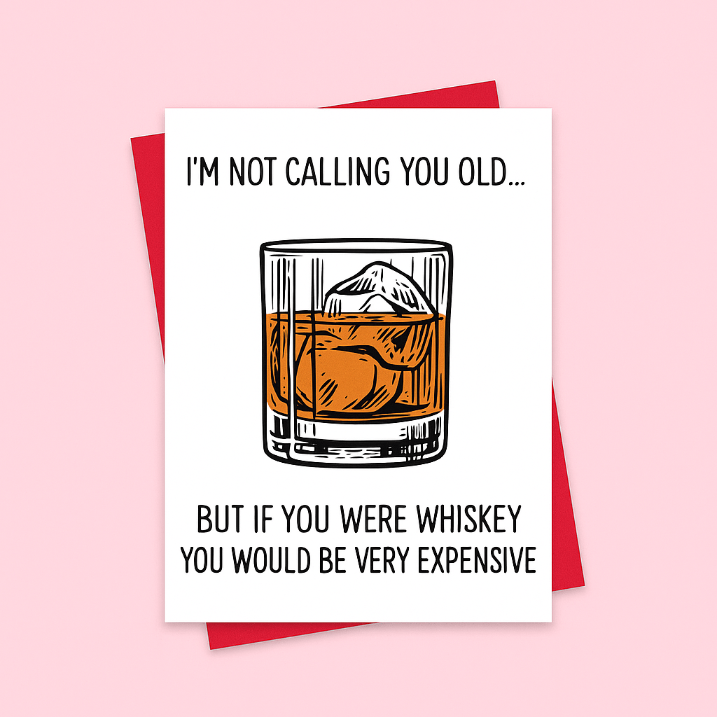 Ol Whiskey Card