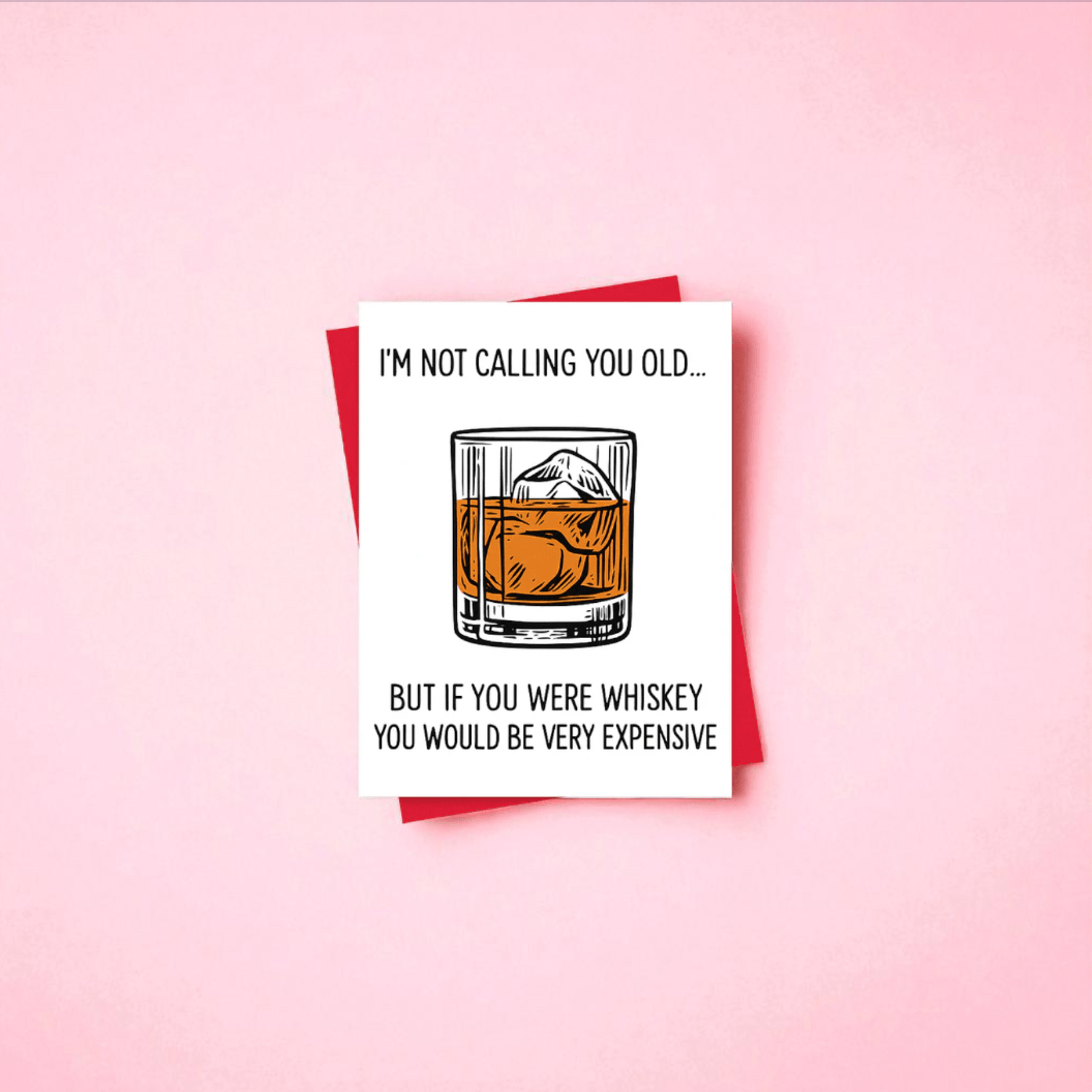 Ol Whiskey Card - Forgetmenot