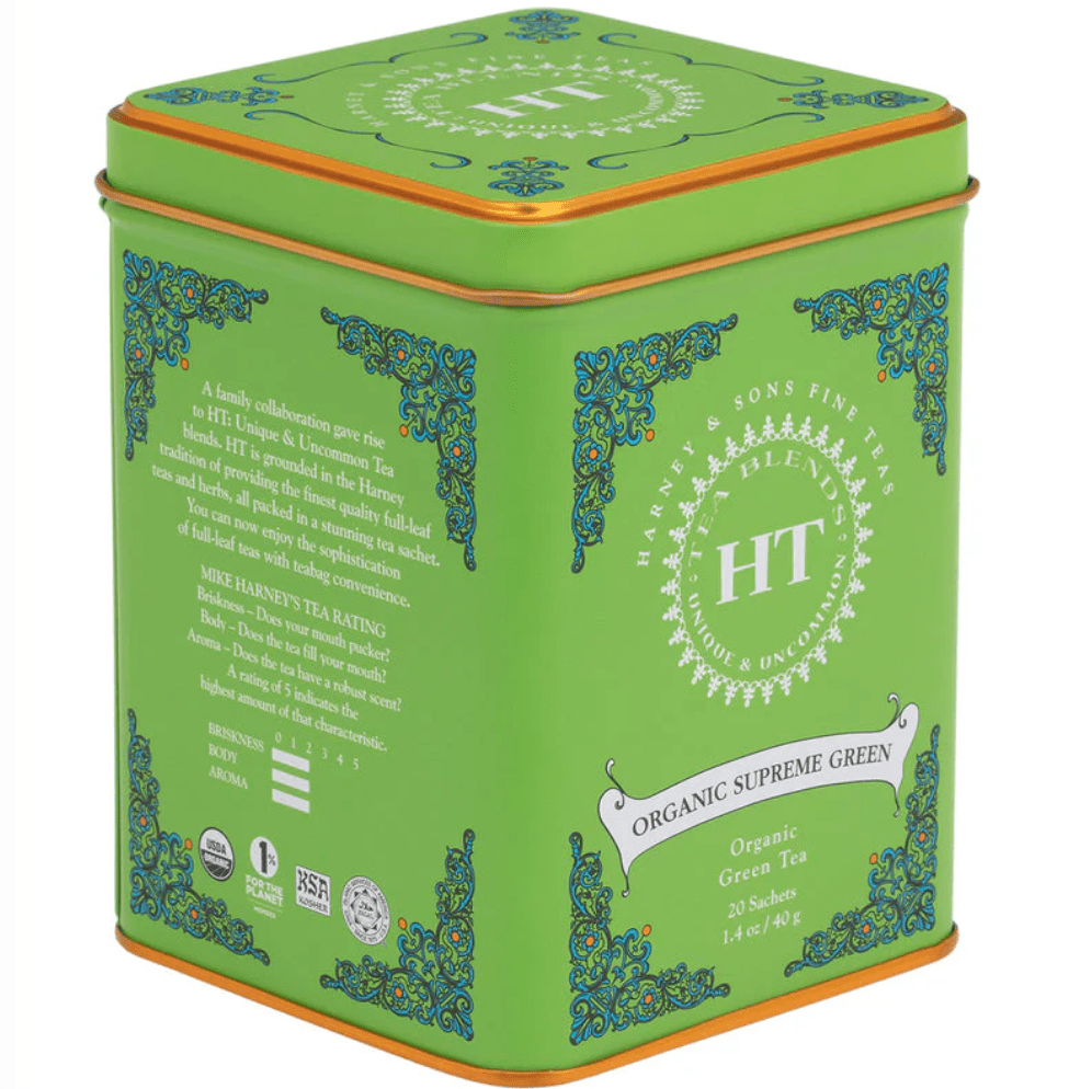Organic Supreme Green Tea Bags - Forgetmenot