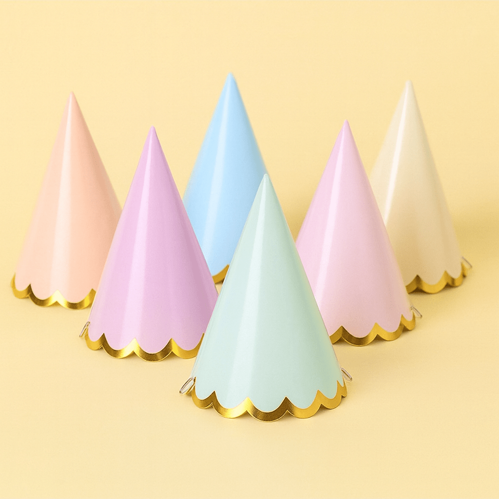Pastel Party Hats - Forgetmenot