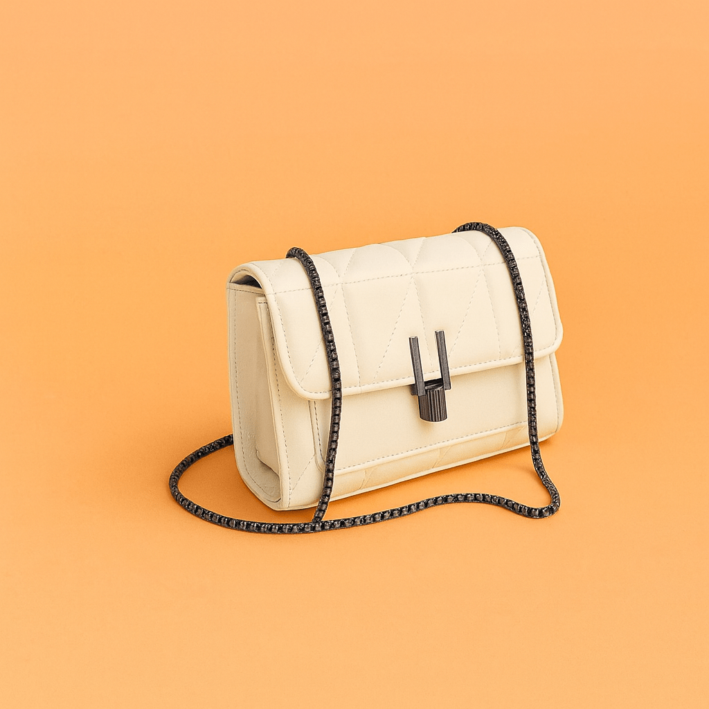 Plaid Pattern Two Way Bag - Forgetmenot