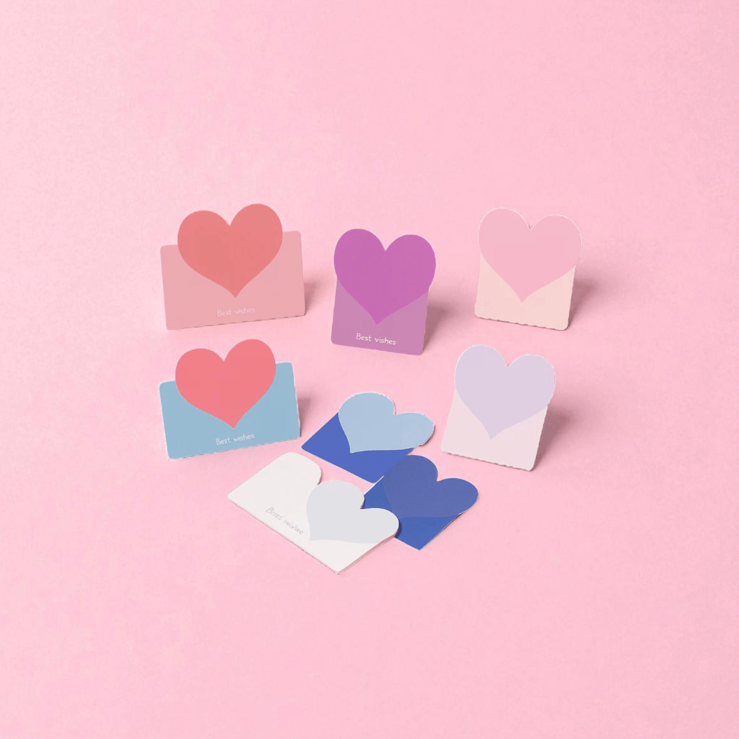 Pop Heart Card - Forgetmenot