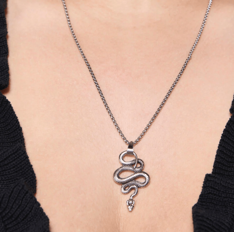 Steel Tongue Necklace