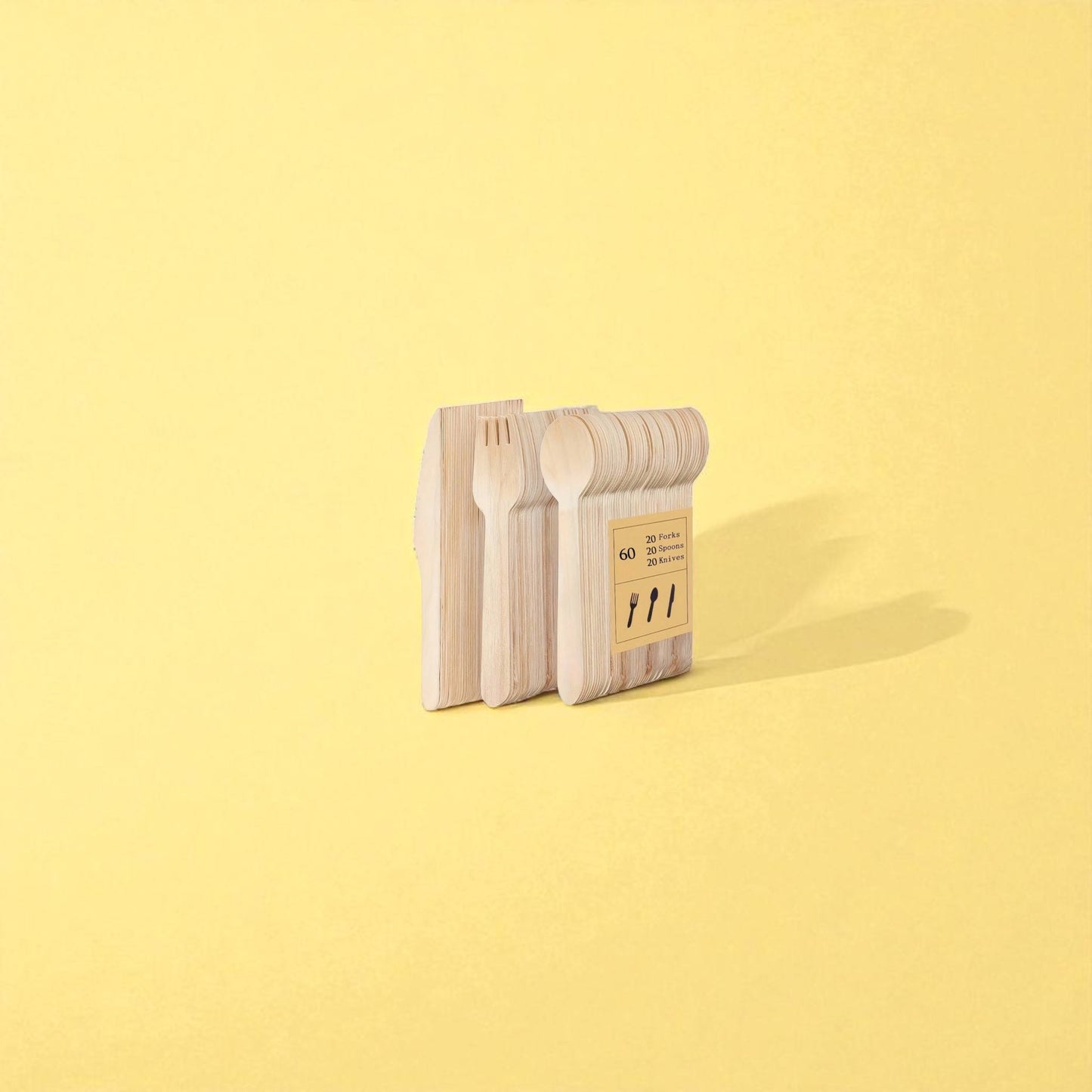 Wooden Cutlery Set - Forgetmenot