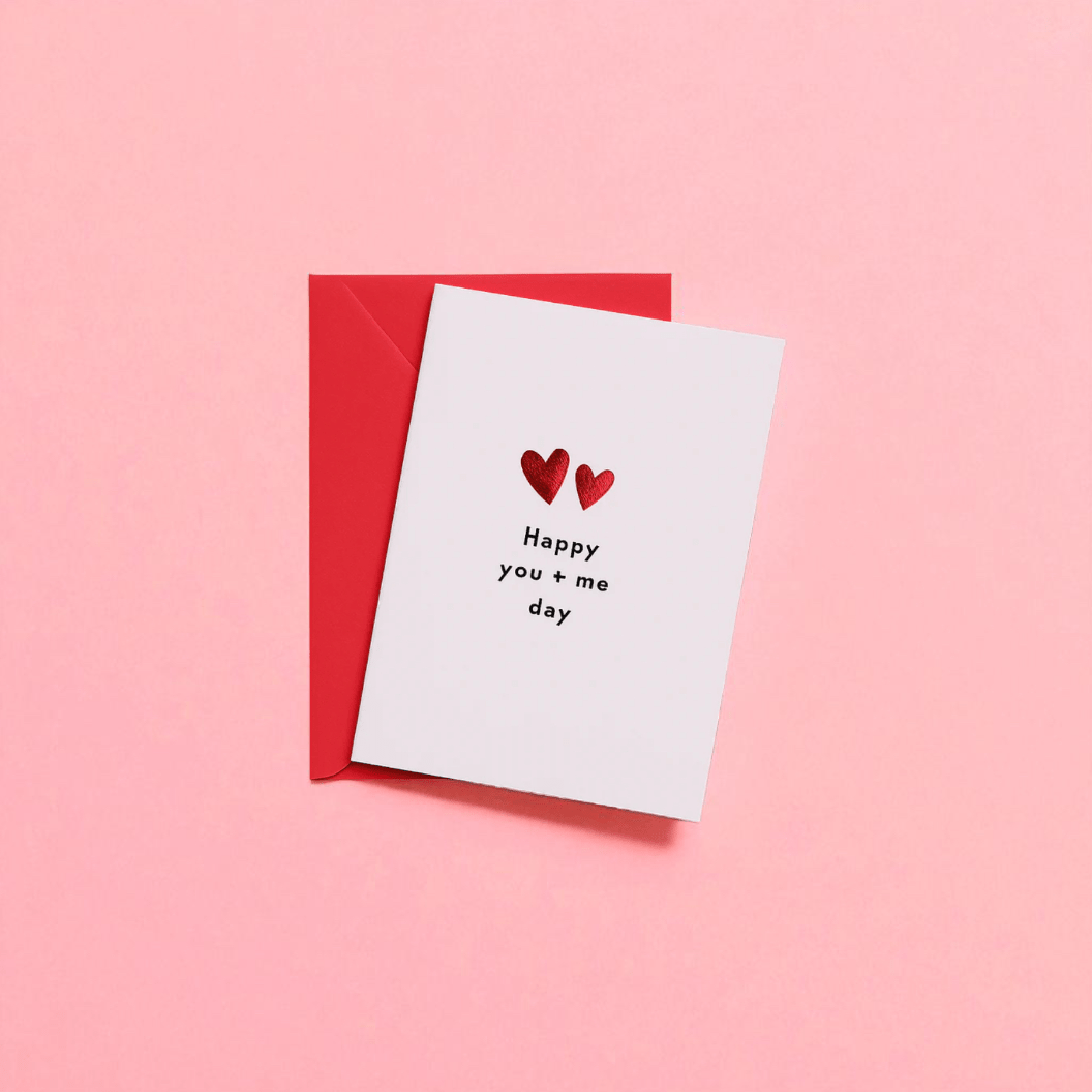 You + Me Card - Forgetmenot