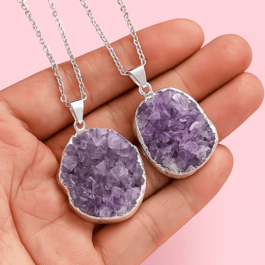 Amethyst Pendant - Forgetmenot