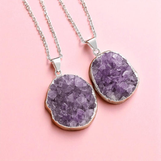 Amethyst Pendant - Forgetmenot