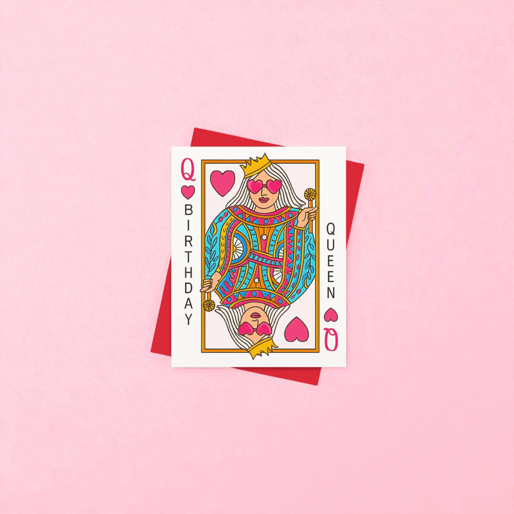 Birthday Queen Card - Forgetmenot