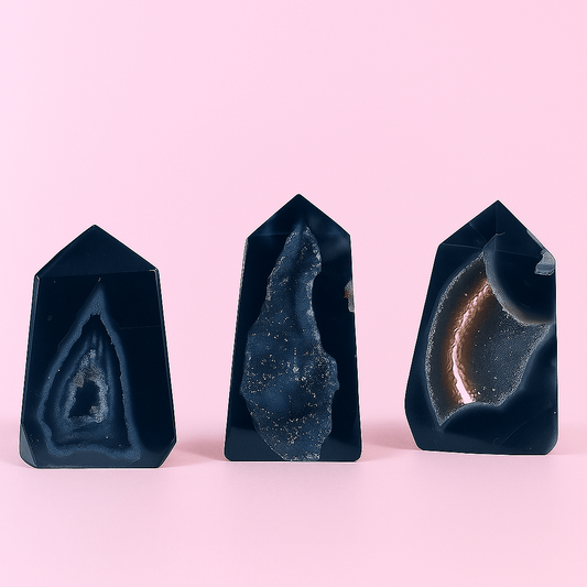 Black Onyx Crystal - Forgetmenot