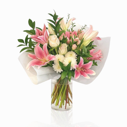 Blush Lily Bouquet - Forgetmenot
