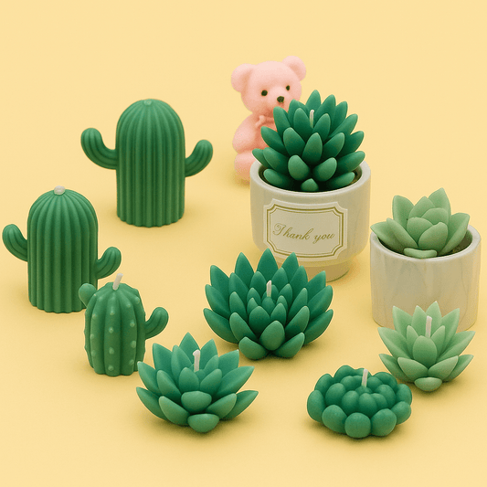 Cactus & Succulent Mould Set - Forgetmenot