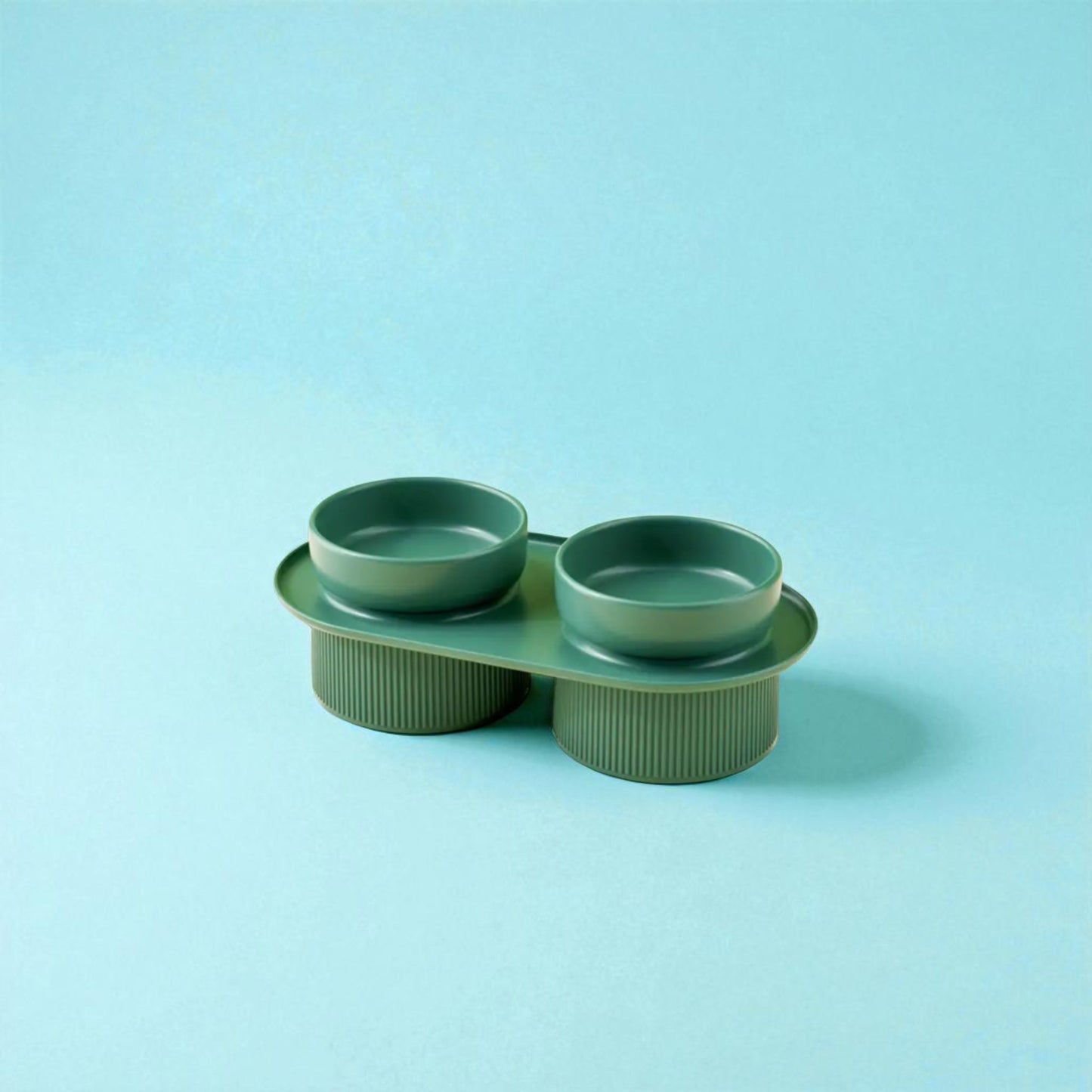 Ceramic Pet Feeder Bowls - Forgetmenot
