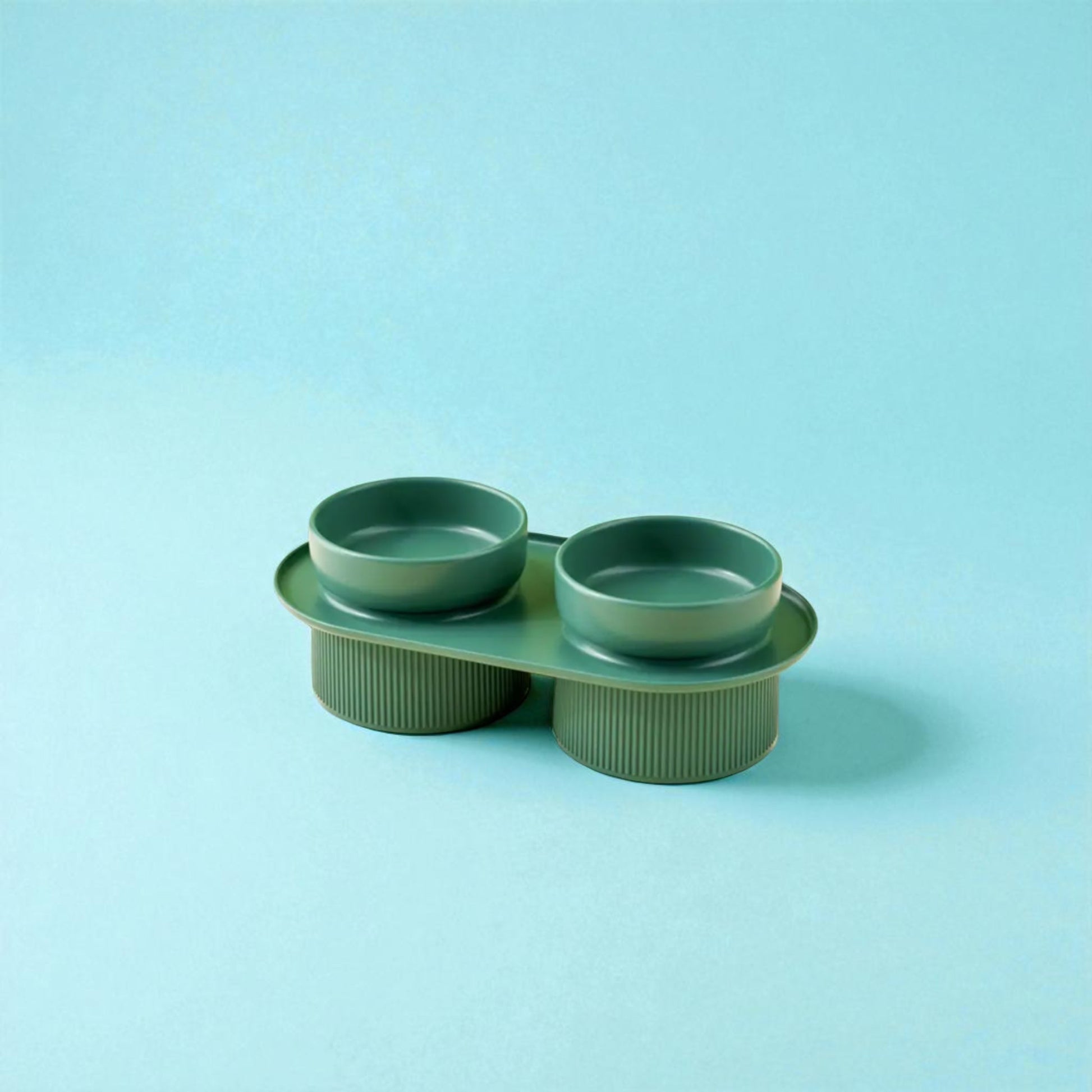 Ceramic Pet Feeder Bowls - Forgetmenot