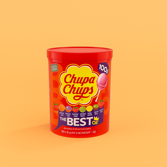 Chupa Chups Lollipops 100 Pack Tub Assorted Flavours - Forgetmenot