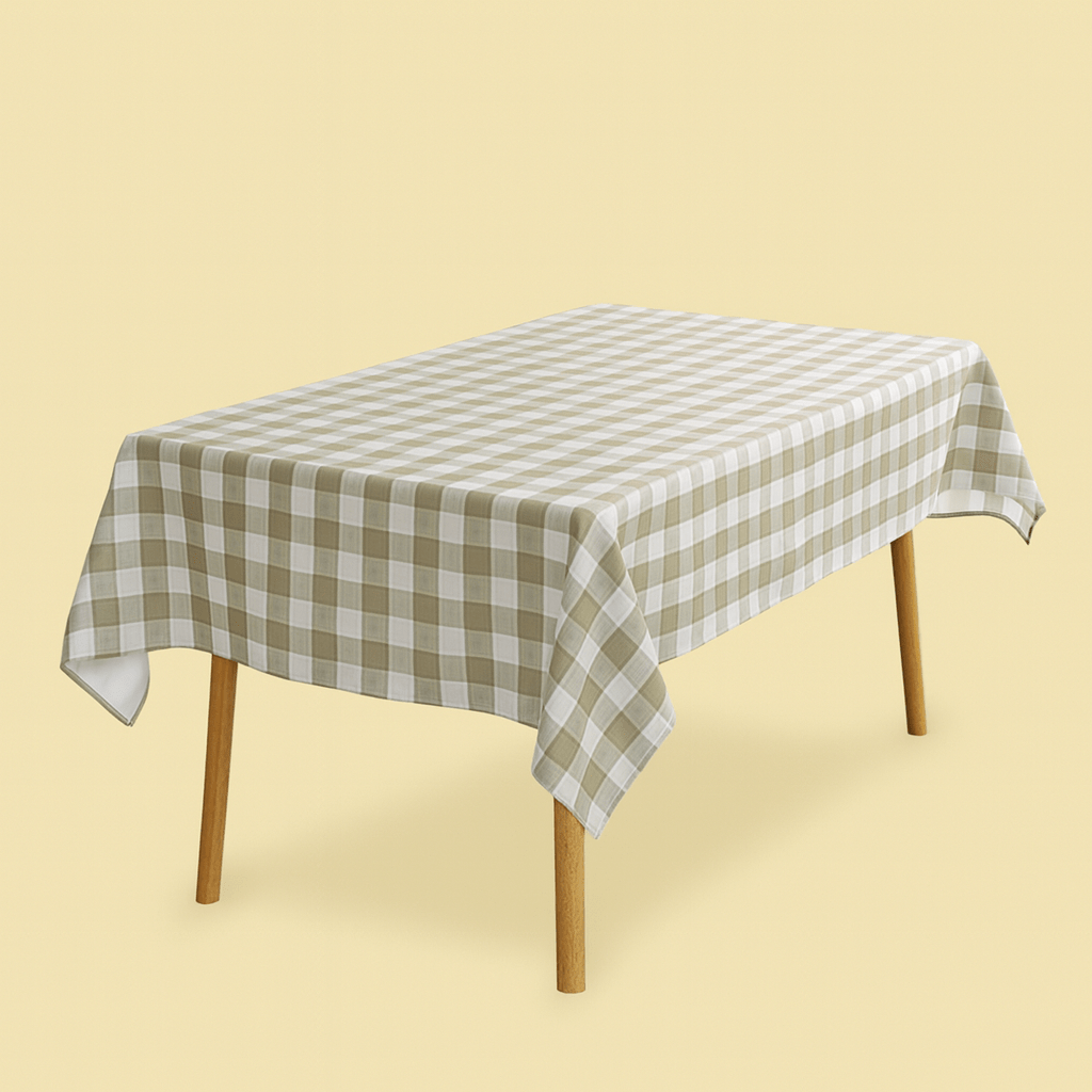 Classic Gingham Check Tablecloth - Forgetmenot