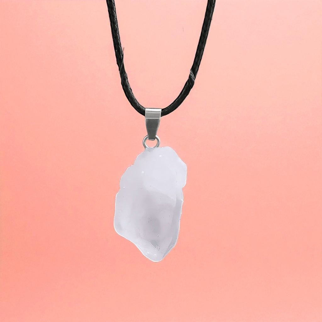 Clear Quarts Pendant - Forgetmenot