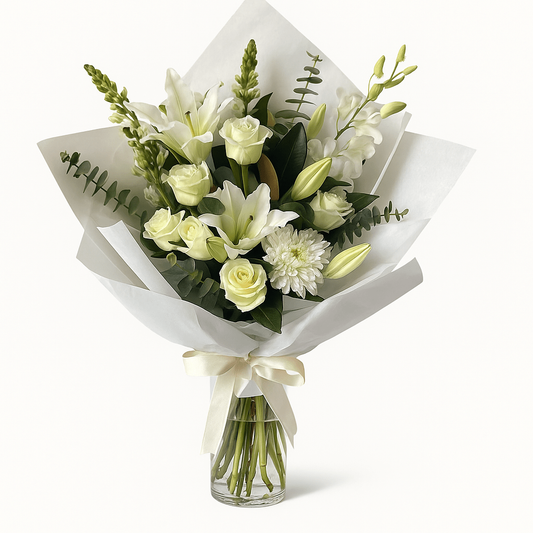Créme Deluxe Bouquet - Forgetmenot