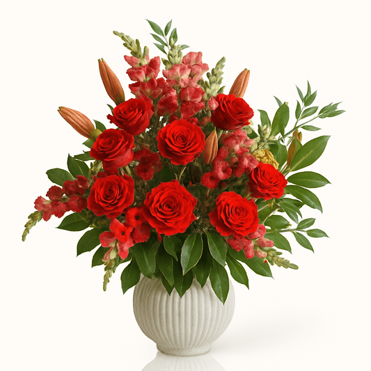 Crimson Delight Bouquet - Forgetmenot