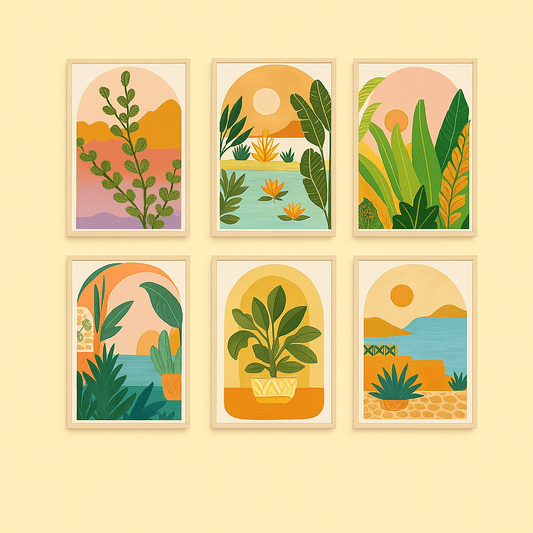 Flower & Plant Paint By Numbers Set - Forgetmenot