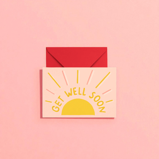 Get Well Soon Card - Forgetmenot