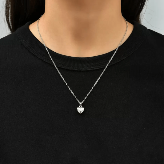 Heart Necklace - Forgetmenot