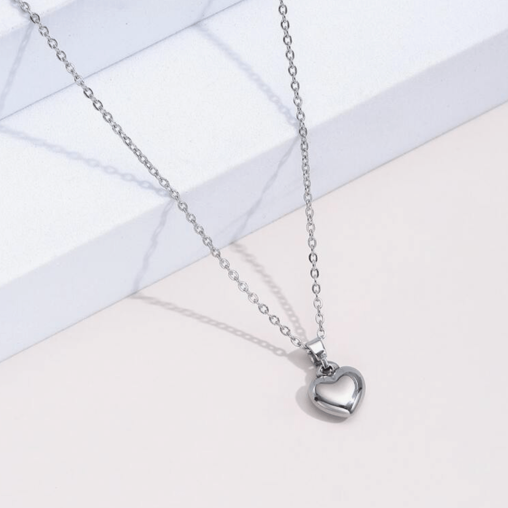 Heart Necklace - Forgetmenot