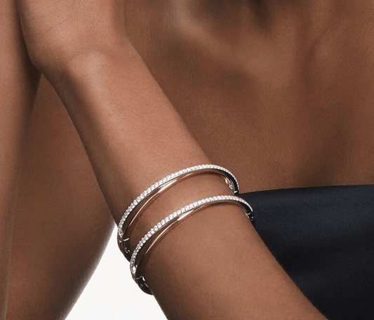 Hyperbola Bangle - Forgetmenot