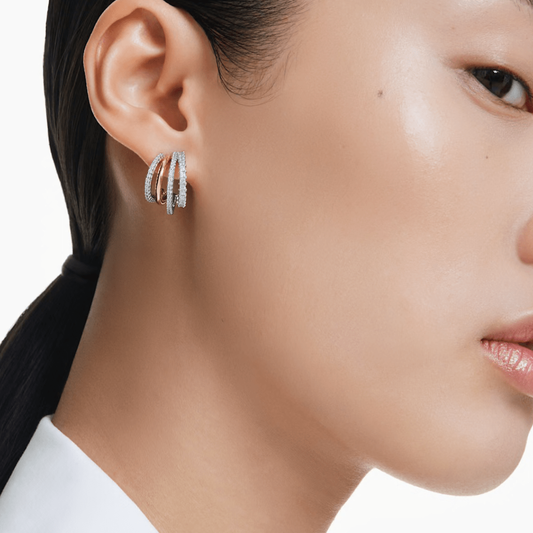 Hyperbola Hoop Earrings - Forgetmenot