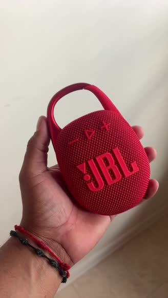 JBL Clip 5 Ultra Portable Bluetooth Speaker - Red - Forgetmenot
