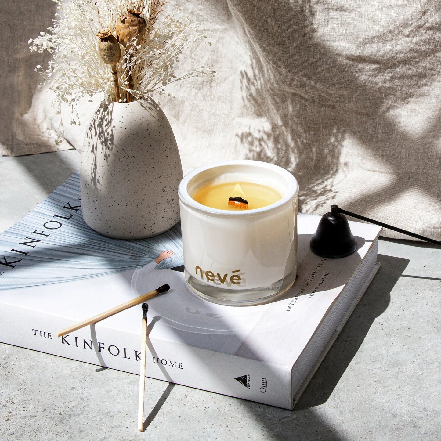 Kowhai Blossom + Lime Candle - Forgetmenot