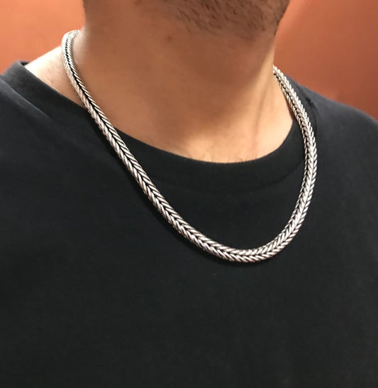 Mens Mesh Link Chain - Forgetmenot
