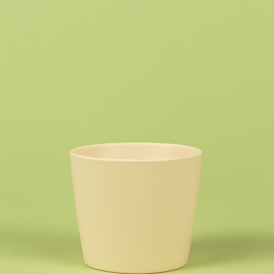 Millie Matte Ceramic Pot - Forgetmenot