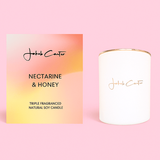 NECTARINE & HONEY SOY CANDLE - Forgetmenot