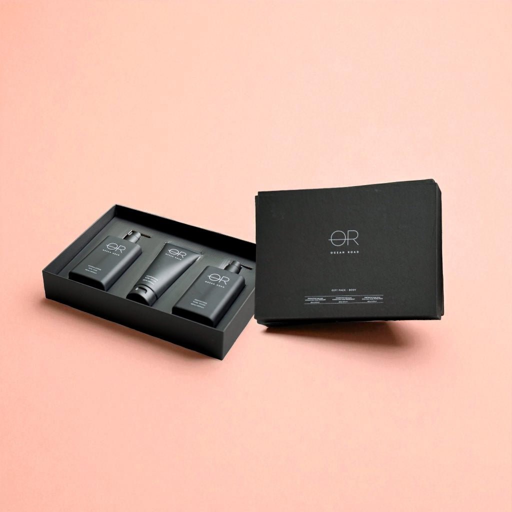 Ocean Rd Black Gift Pack Body 3 Piece