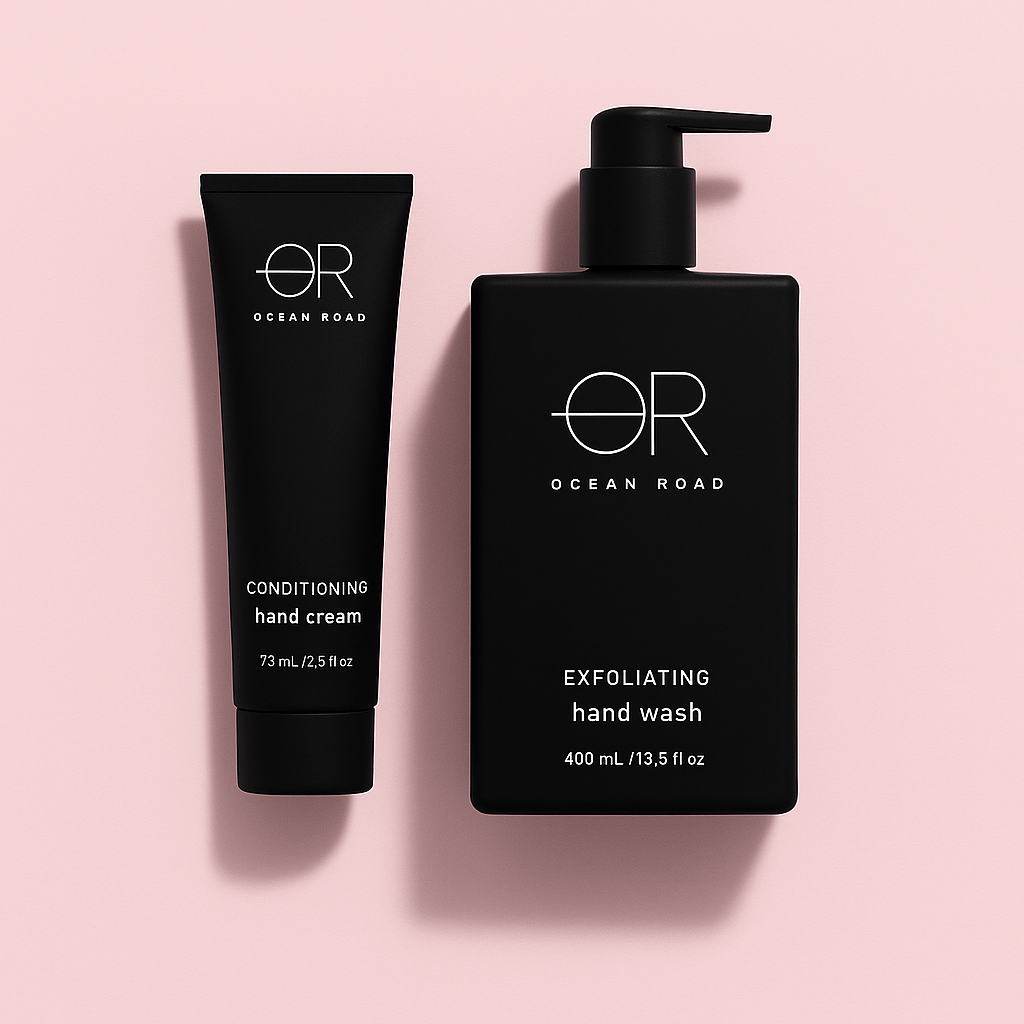 OCEAN RD BLACK GIFT PACK HAND 2 PIECE - Forgetmenot