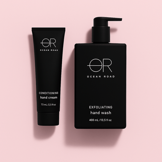 OCEAN RD BLACK GIFT PACK HAND 2 PIECE - Forgetmenot