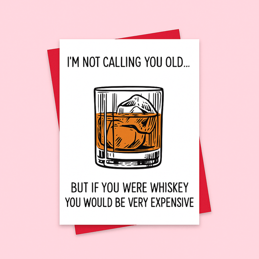 Ol Whiskey Card - Forgetmenot