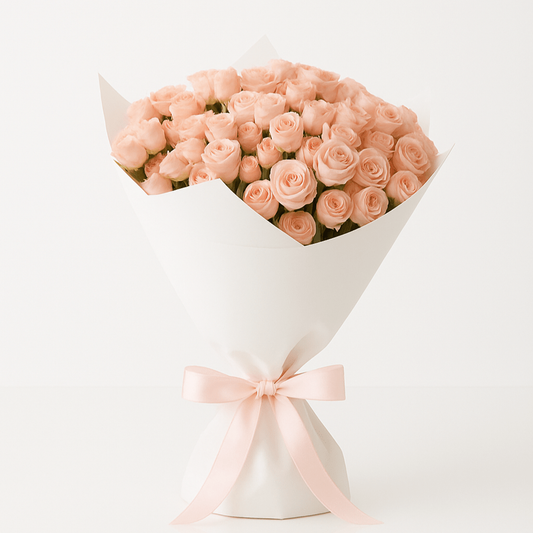 Petite Rose Posy - Forgetmenot