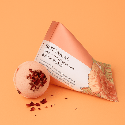 ROSE + HIMALAYAN SALT BATH BOMB - Forgetmenot
