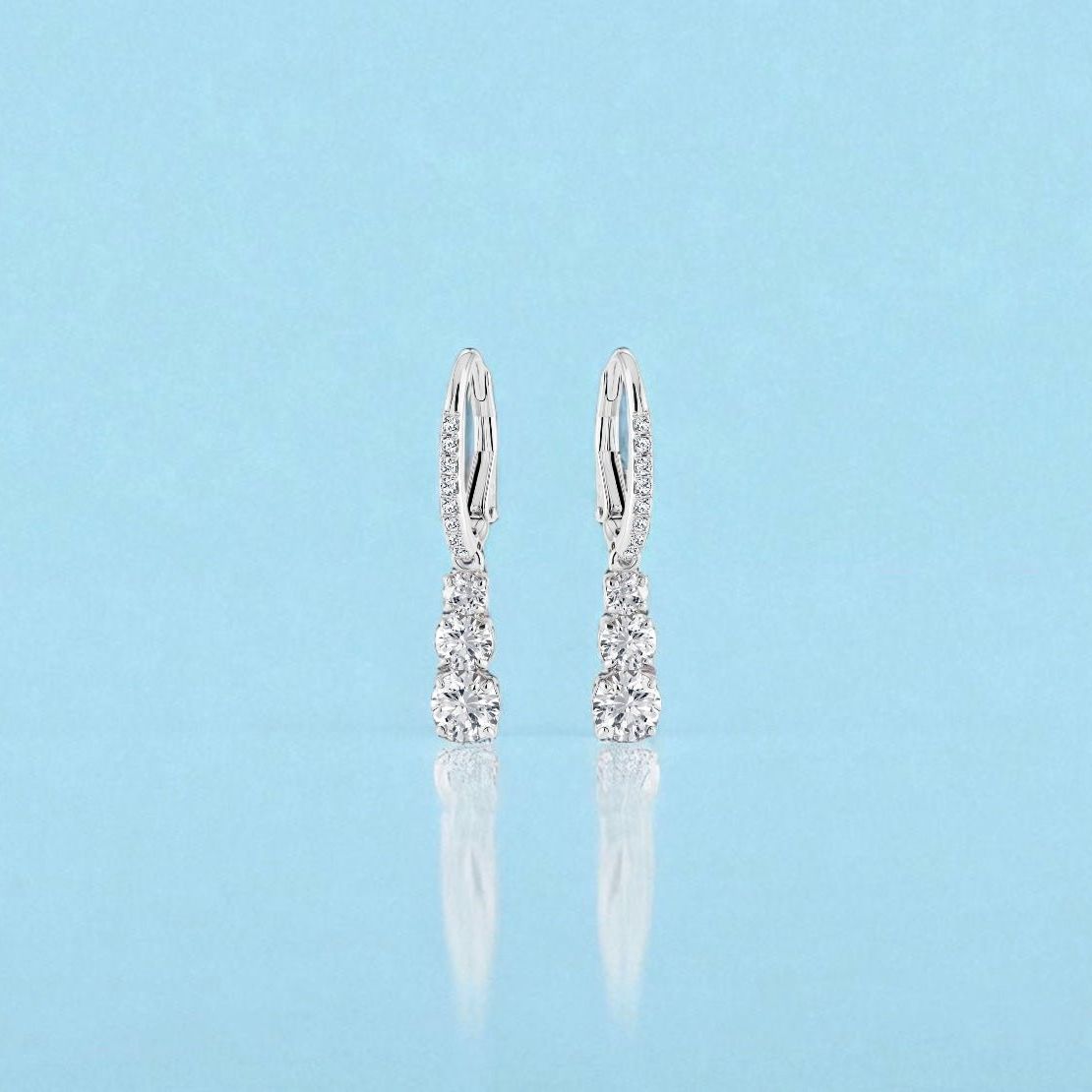 Stilla Attract Hoop Earrings - Forgetmenot