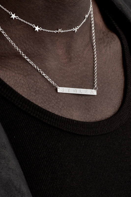 Stolen Plank Necklace - Forgetmenot