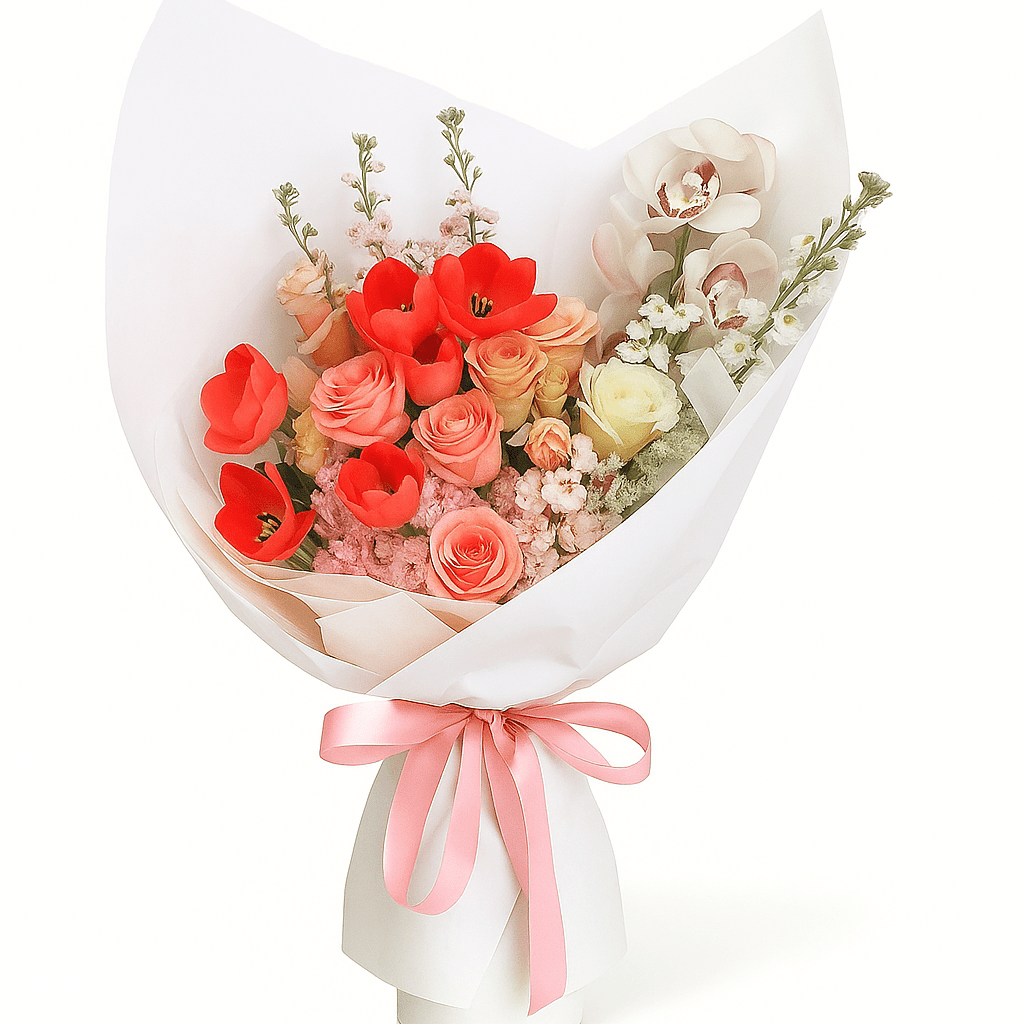 Summer Blooms Bouquet - Forgetmenot